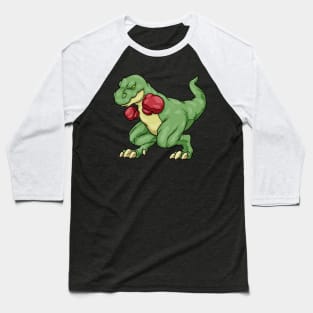 Dinosaur as boxer with boxing gloves Baseball T-Shirt